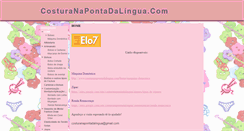 Desktop Screenshot of costuranapontadalingua.com