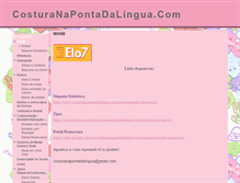 Tablet Screenshot of costuranapontadalingua.com